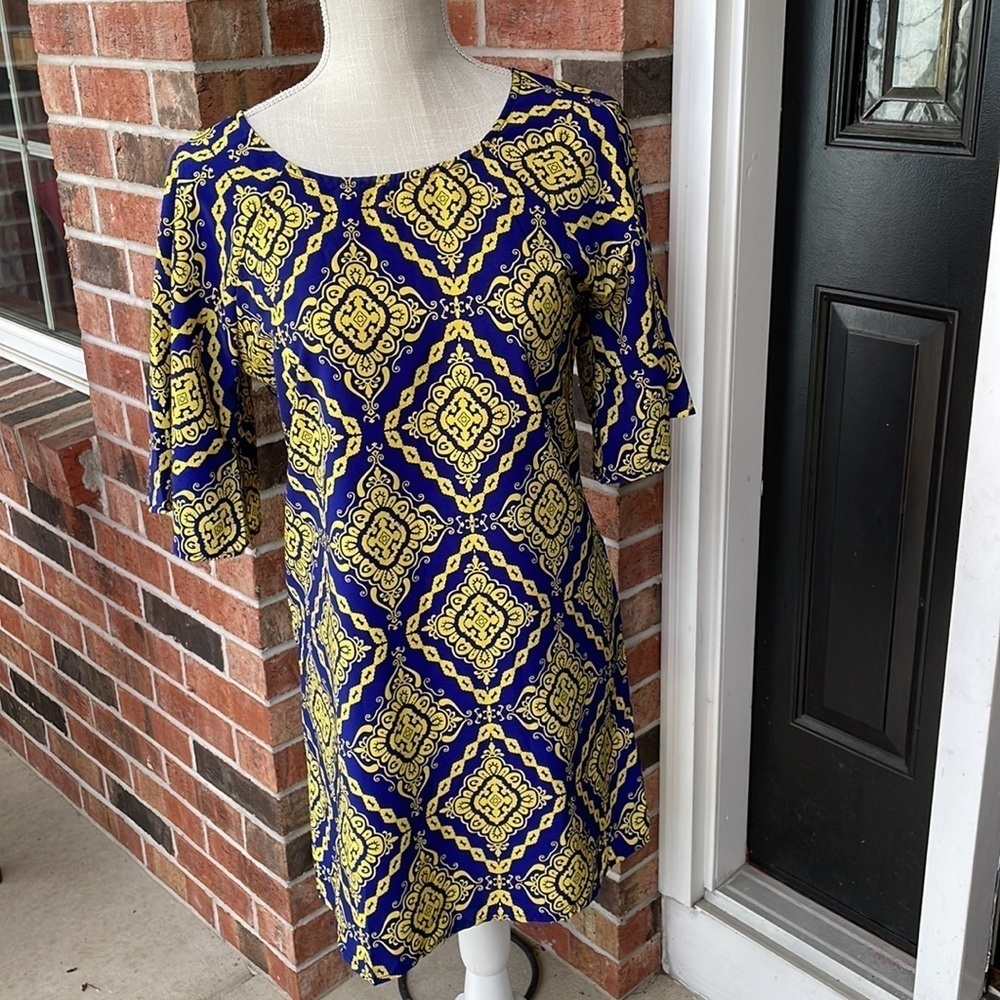 Adrienne Bell Sleeve Dress